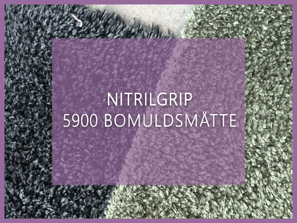 NitrilGrip 5900-Bomuldsmåtte 40°C
